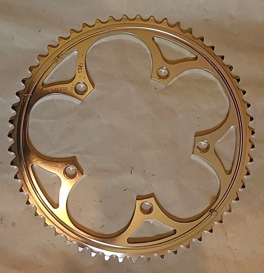 Plato Shimano RG 55t 55 dientes doble triple vía 130 mm BCD  Foto 1 de 2