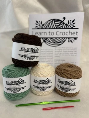Crochet Starter Kit Ideal for Beginners, Learn to Crochet - Image 1 of 4
