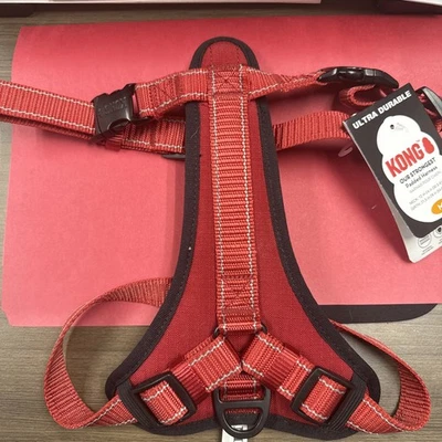 KONG Max Bolsa de Residuos para Perros Arnés Acolchado Neopreno Mediano ULTRA DURADERO Rojo Foto 1 de 4