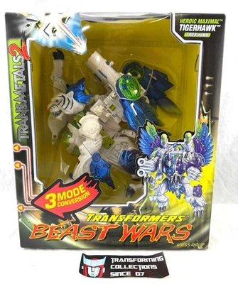 Transformers Beast Wars Transmetals 1998 Ultra Class Tigerhawk MISB - Image 1 of 2