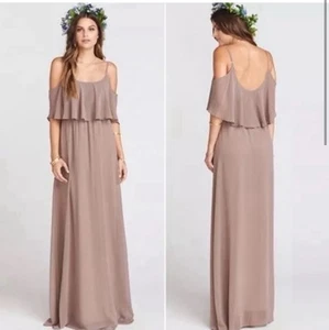 Show Me Your Mumu Caitlin Ruffle Maxi Dress - Picture 1 of 6