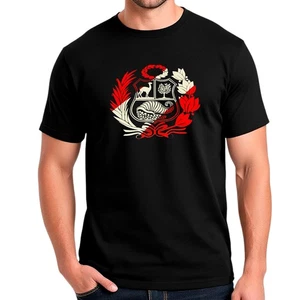 New Coat Of Arms Shield Peruvian Patriotic Men's Short Sleeve T-Shirt - Picture 1 of 17