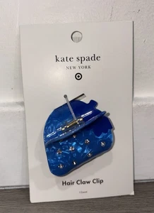 Kate Spade New York x Target Blue Strawberry Claw Hair Clip Rhinestone - Picture 1 of 5