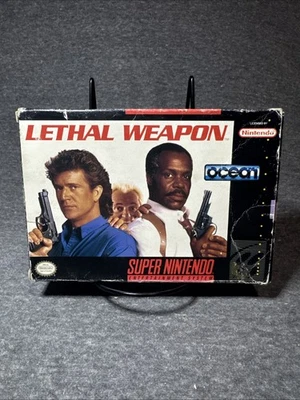 Sistema de entretenimiento Lethal Weapon Super Nintendo SNES CIB 10 Foto 1 de 4