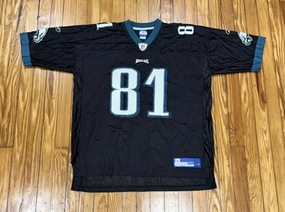 Camiseta Terrell Owens Para Hombre 2XL XXL Negra Reebok Philadelphia Eagles NFL Fútbol Foto 1 de 4