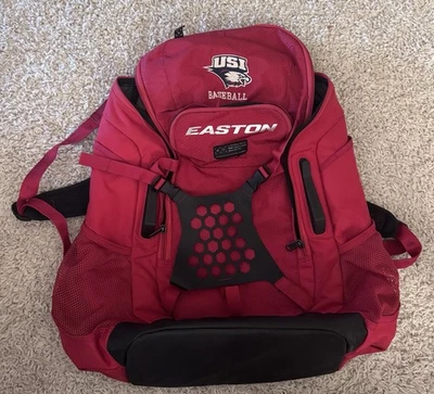 Mochila de béisbol Easton-USI-Béisbol-Rojo-Usada Foto 1 de 2