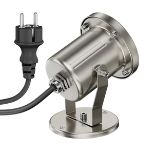 Außen-Strahler Fluter MIBU für außen Edelstahl chrom matt inkl. LED GU10 - Bild 1 von 7