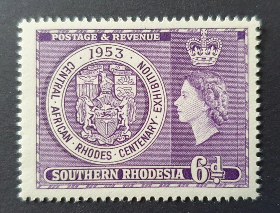 1953  SOUTHERN RHODESIA GB UK CENTENARY EXHIBITION VF MNH - Image 1 of 1