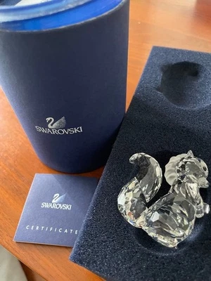 Swarovski Disney Bambi Crystal Scoiattolo Figure 7 cm Flower Design Nuovo... - Immagine 1 di 3