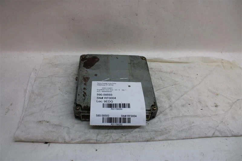 ECU ECM COMPUTER Toyota Camry Solara 2000 00 4cyl Auto 8966606020 1158250 - Image 1 of 4