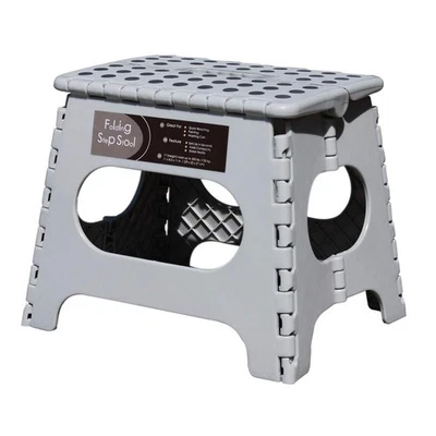Non-Slip Folding Step Stool, Sturdy Safe Enough - Holds up to 300 Lb - 11 inc... - Image 1 of 4