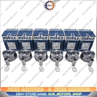 Conjunto de pistão MAHLE 6X 11257610295 Φ84+0,5mm para BMW N54B30 3.0 135i 335i Z4 F01 X6 - Imagem 1 de 4