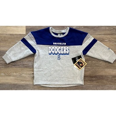 Sudadera con etiquetas para niños Brooklyn Dodgers New Era Colección Cooperstown-Jóvenes 7/8 Foto 1 de 4