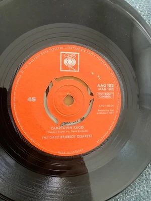 Dave Brubeck. Camptown Races.    Unsquare Dance. .  7” vinyl.  1959. CBS — 第 1/2 张图片