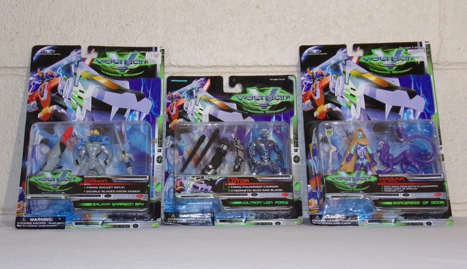 FIGURAS VILLANO VOLTRON LA 3ª Dimensión 1999-Zarkon Lotor Haggar-Trendmasters Foto 1 de 2