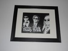 Framed Cheap Trick 2016 Tour Promo Print Robin Zander, Rick Nielsen, Tom 14"x17"