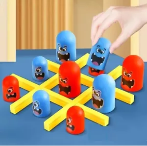Tic Tac Toe Big Eat Small Board Game Parent-Child Interactive Educational - Picture 1 of 8