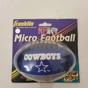 Vintage 1997 NFL Franklin Dallas Cowboys Micro Football 4" Soft Squeezable - Bild 1 von 5