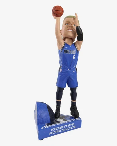 Kristaps Porzingis Dallas Mavericks Dynamic Duo Bobblehead NBA Basketball Cover