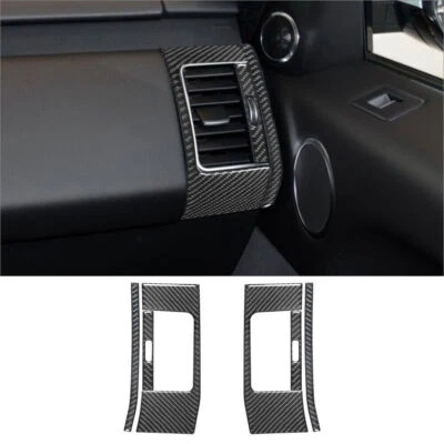 Panel de salida de aire lateral interior de fibra de carbono para Land Rover Range Rover 6 piezas Foto 1 de 4