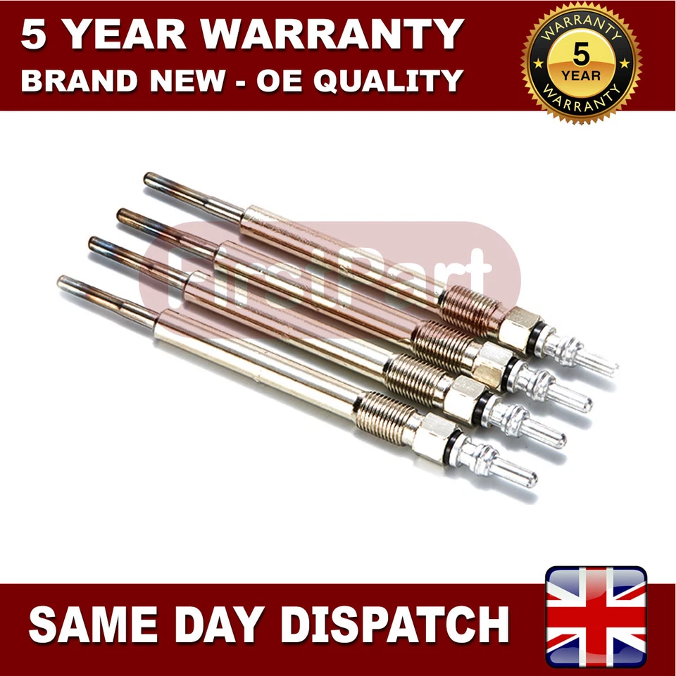 FirstPart 4X FOR SKODA OCTAVIA 2.0 VRS 2006-13 DIESEL HEATER GLOW PLUGS CEGA ENG - Image 1 of 1