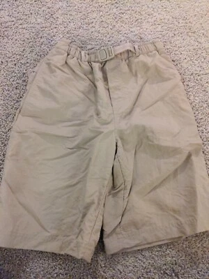 Lands End Boys Youth Medium 10-12 Tan Mesh Lined Shorts B17 - Image 1 of 4