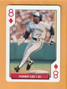 Manny Lee Toronto Blue Jays 1995 EE. UU. Tarjetas de juego #8D - Imagen 1 de 2