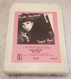 Linda Ronstadt ‎– Mad Love /  Asylum Records ‎– 5T8 510 / 8-Track 1980 / Club Ed - Picture 1 of 4