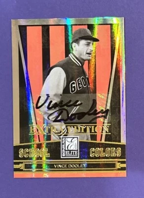 2007 Donruss Elite Extra Edition School Colors /25 Vince Dooley Auto - Image 1 of 2
