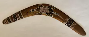 Vintage Wooden Australian Aboriginal Mulga Wood Boomerang 1950’s - Picture 1 of 16
