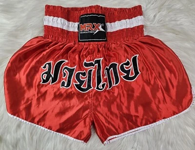 Pantalones Cortos Muay Thai/Boxeo Mrx (M) Rojo Foto 1 de 4
