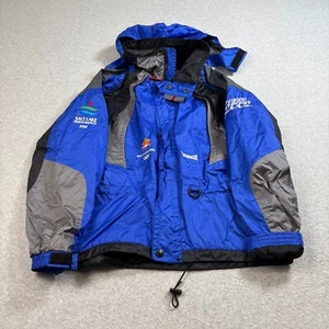 Vintage Marker Salt Lake City Olympics Jacket Men XS Team 2002 Paralympics Blue - Picture 1 of 10
