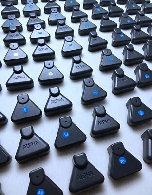 Lot of 100 Checkpoint Alpha Mag Tag II MagTagII Retail AM Security Hard Tags - Image 1 of 3