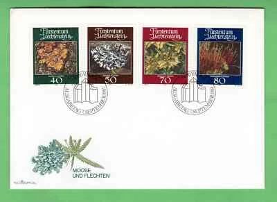Liechtenstein FDC 1981 Mosses and Lichens first day cover full Vaduz post mark - Image 1 of 4
