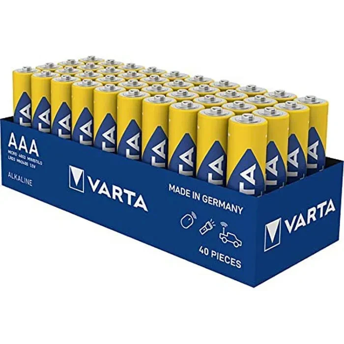 Varta AAA Batterien LR03 Micro R3 Industrial Pro 4003 1,5V 40 Stück Batterie AAA - Bild 1 von 1
