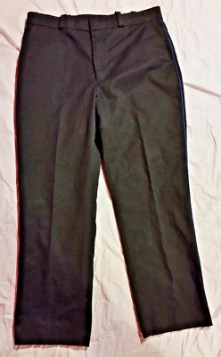 HORACE SMALL DARK BLUE WITH STRIPE MEN'S EMT EMS UTILITY WORK DRESS PANTS 39X30 - Image 1 of 4