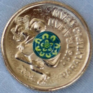 *NEW**AUSTRALIA_2 Dollars 2024_Australian Paralympic Team_unc_Folder - Bild 1 von 5