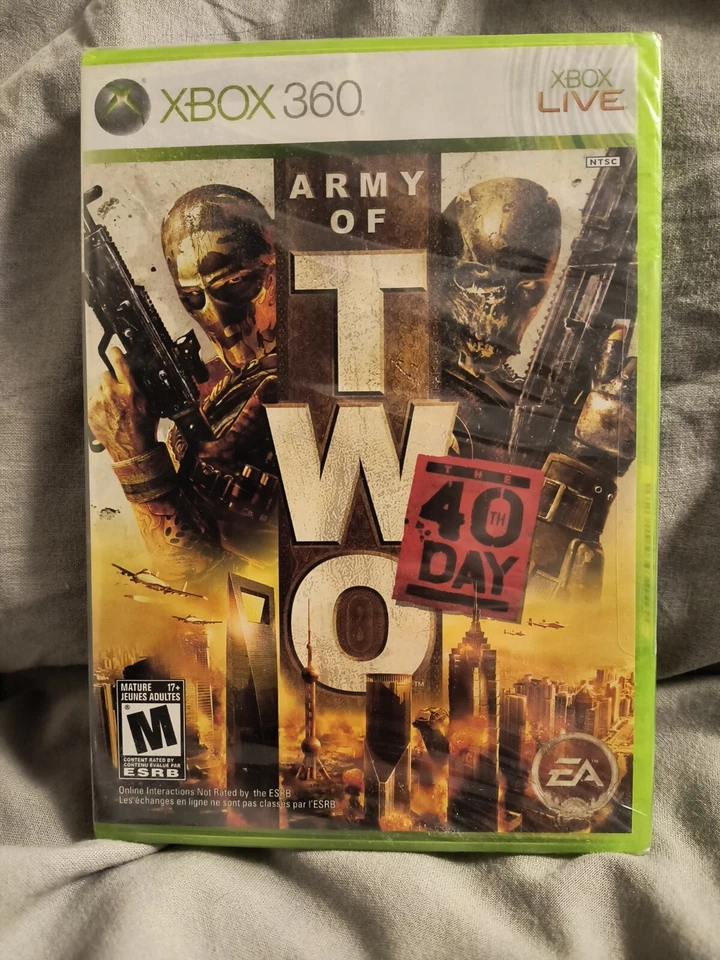 XBOX 360 Army of Two 40th Day BRAND NEW SEALED EA Games 2010 - Image 1 of 4