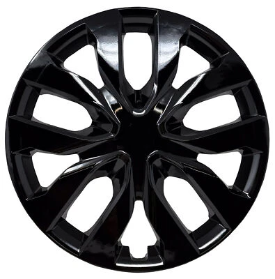 NEW Hubcap for Nissan Rogue 2014-2020 - Gloss Black Premium Replica 17-in 53094 - Image 1 of 4