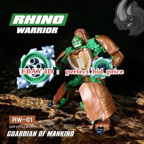 New Rhinox Maximal RW-01 Beast Wars Action Figure Deformabl Robot Toys In Stock Cover