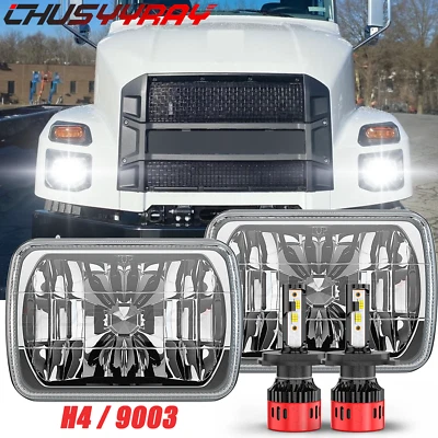 For International Harvester 5600i 9900i 9900ix 7x6''5x7 LED Headlight DRL Hi-Lo - Image 1 of 4
