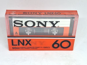 Sony LNX 60 leere Audiokassette Band (versiegelt) Neu! - Bild 1 von 5