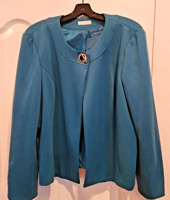 Blazer Charter Club Mod azul-petróleo tamanho grande - Imagem 1 de 4