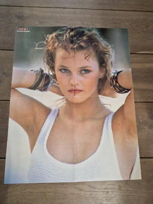 Vanessa Paradis / AC/DC - Very rare large poster from Sweden 1988 - Bild 1 von 2