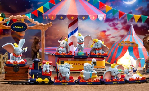 HEROCROSS Disney Dumbo Train Circus Series Confirmed Blind Box Figure HOT! Cover
