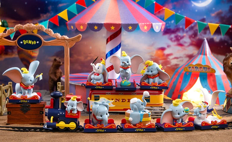 HEROCROSS Disney Dumbo Train Circus Series Confirmed Blind Box Figure HOT！ - Image 1 of 2