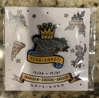 ¡Manta de piel Phish Pin! Madison Square Garden NYE MSG Gamehendge Trey Anastasio Foto 1 de 3