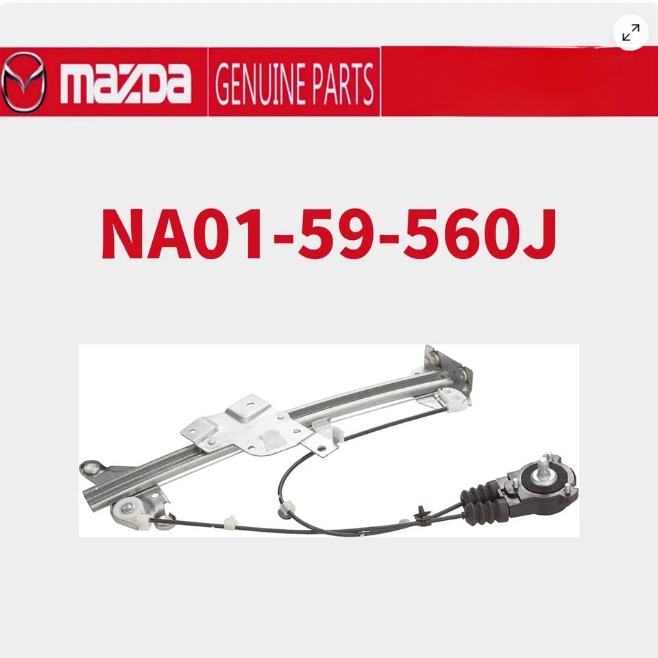 MAZDA Genuine MIATA MX-5 90-97 Left Side LH Manual Window Regulator NA01-59-560J Foto 1 de 1