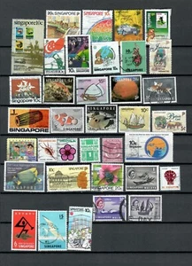 SINGAPORE ASIA Selection COMMEMORATIVE USED STAMPS LOT (SING 50) - Picture 1 of 1
