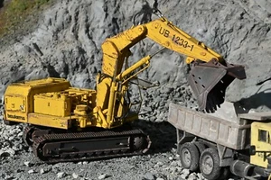 Excavadora de cadenas Nobas UB1233 RDA 1:87 H0 Baukema modelo kit impresión 3D - Imagen 1 de 9